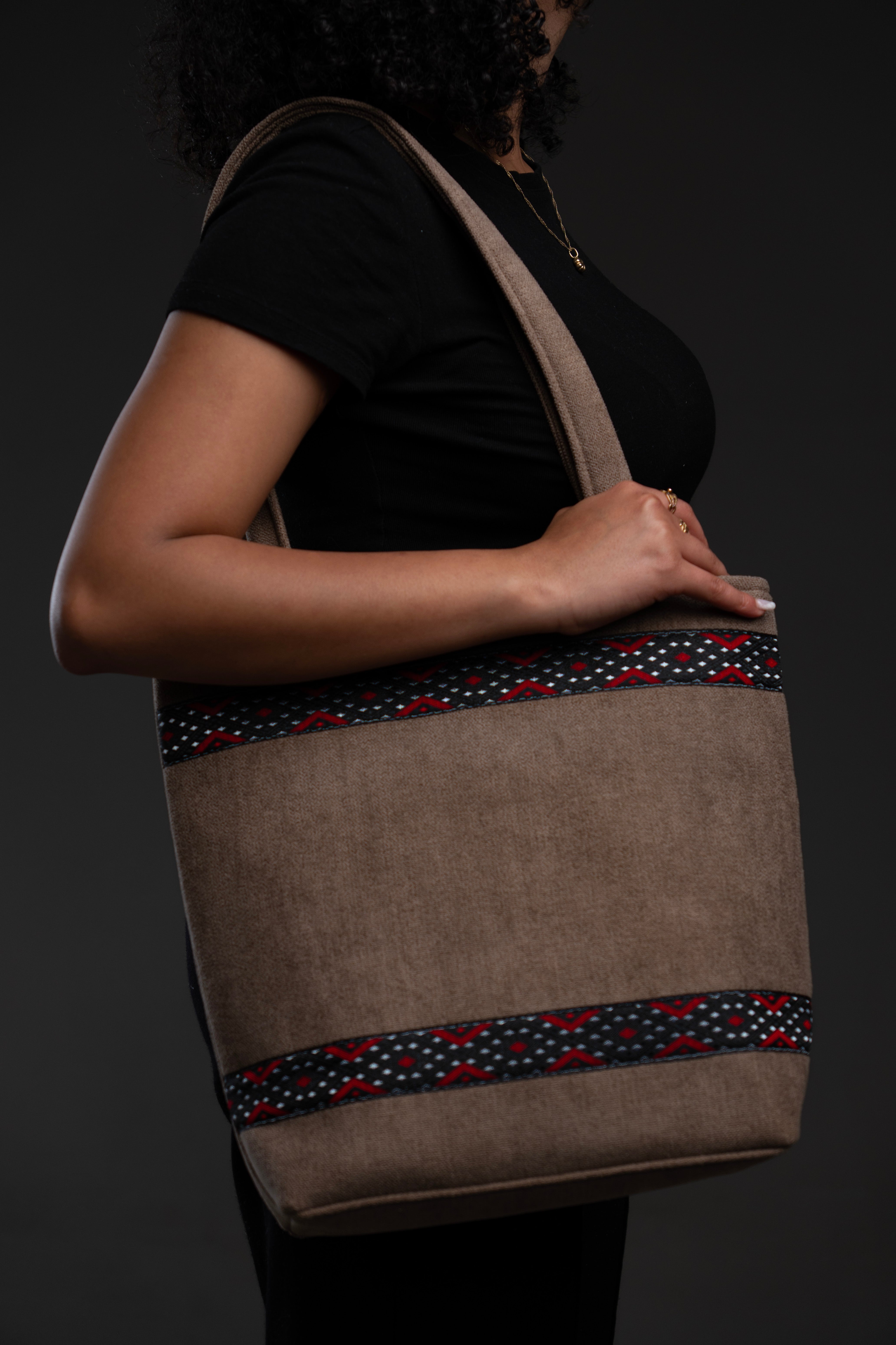 Woven Tote Bag l Espresso